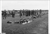 Officers of the 27th Bn shooting for Officers' Shield 1938