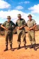 27 RSAR A Coy - Lt Harrison, Capt Phillips, Lt Dunn - El Alamein 1971