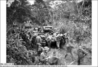 2/48th Bn AIF and Matilda tanks, awaiting orders to attack at Satelberg 1943