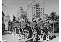 27th Bn (South Australia Militia) marching into grounds of Government House 1939